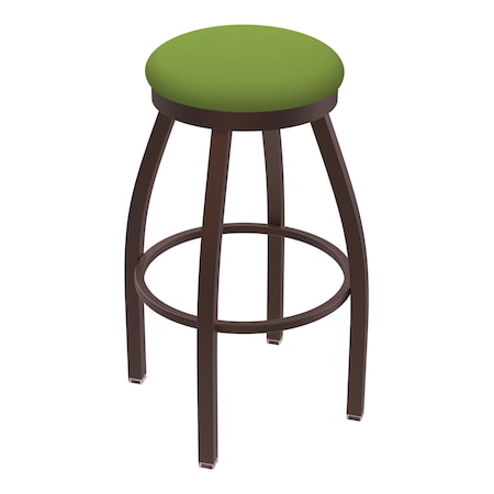 25 Swivel Counter Stool,Bronze Finish,Canter Kiwi Green Seat